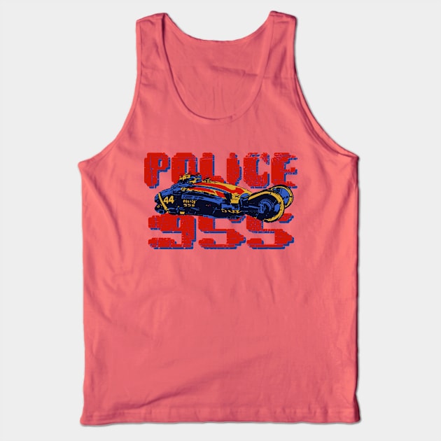 Police Spinner Tank Top by synaptyx